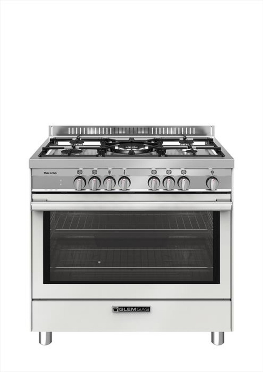 foto del prodotto glem gas cucina elettrica st965mwh classe a bianco farina