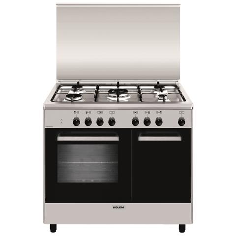 foto del prodotto glemgas cucina ar965mi6 5fuo f ele p.bom.64lt 90x95x60 inox