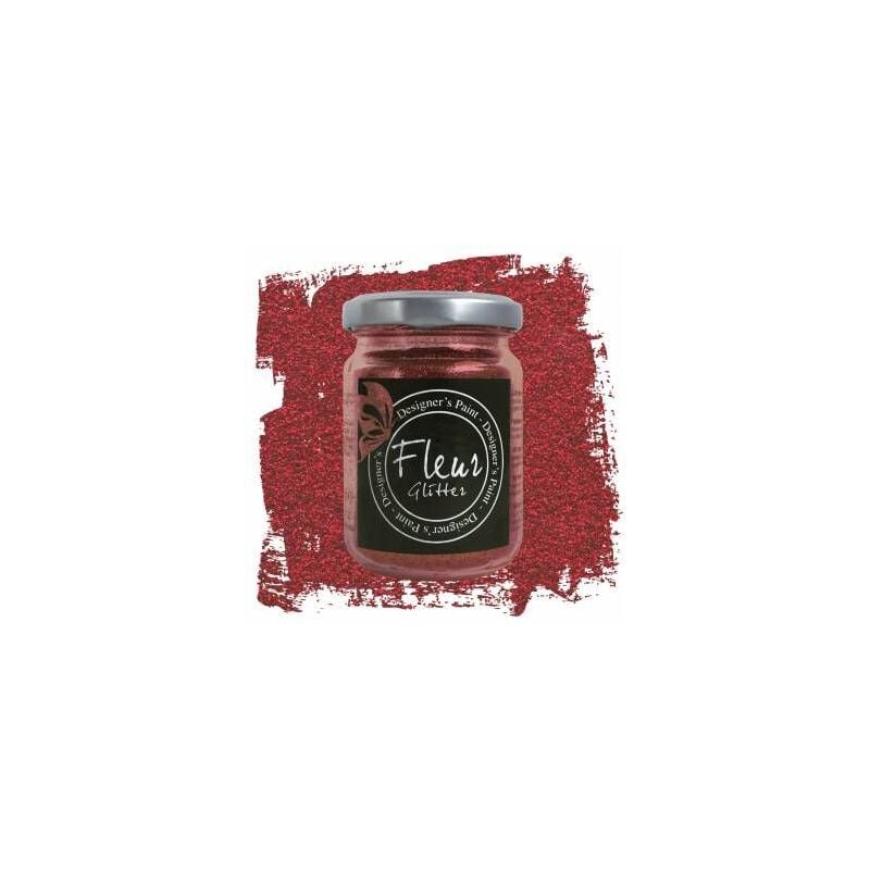 foto del prodotto glitter 90 gr cherry red fleur