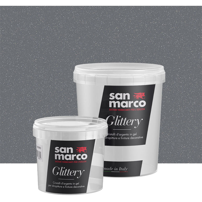 foto del prodotto glittery glitter argentati in gel trasparente neutro 0.25 kg