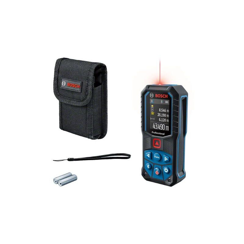 foto del prodotto glm 50 27 c bosch misuratore di distanza laser con portata 50 m 0601072t00