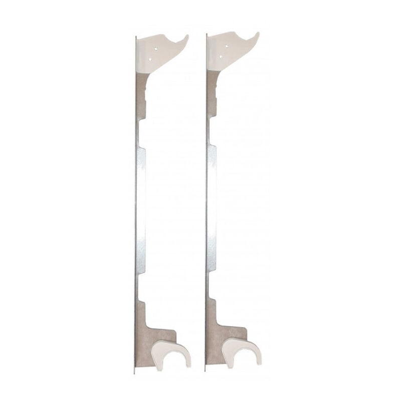 foto del prodotto global - autofix bianco per radiatore in alluminio 700 mm di interasse