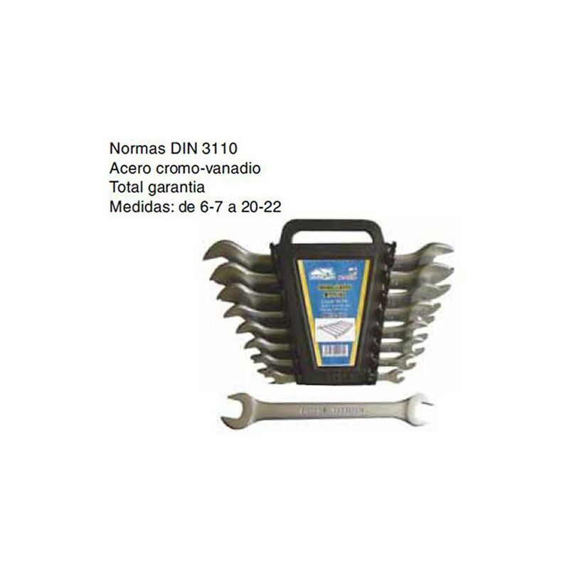 foto del prodotto global fixed keys gioco 8p acciaio cromato 6 7 misure 20 22 16163133