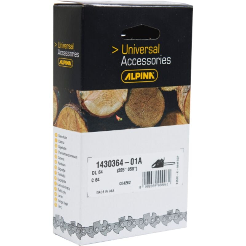 foto del prodotto global garden product catena castor 25ap per motosega cp300c passo 1 4 sp. 1,3 mm 60 maglie