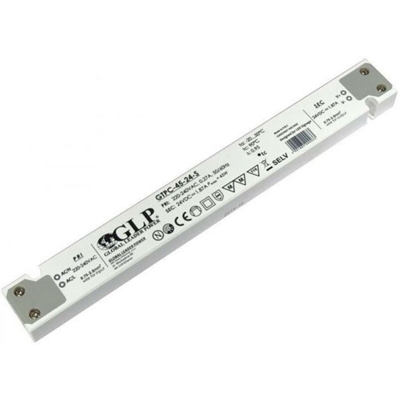 foto del prodotto global leader power - alimentazione a led dc24v 45w glp