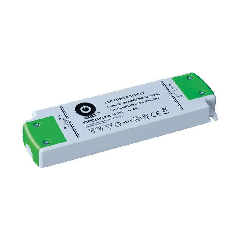 immagine 0 del prodotto global leader power alimentazione led 12v 30w dimmerabile variabile 2.5a