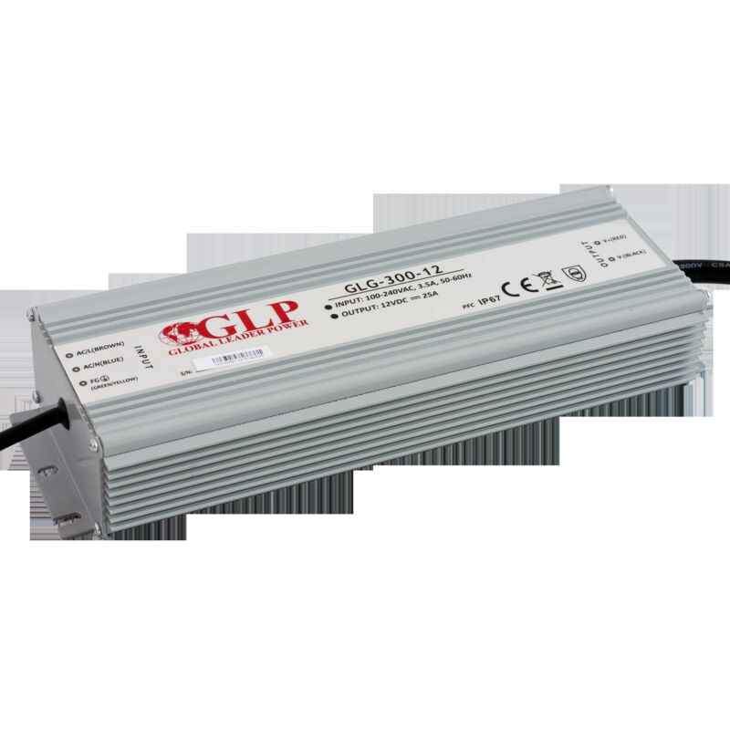 foto del prodotto global leader power led dc12v 300w impermeabile ip67 glp