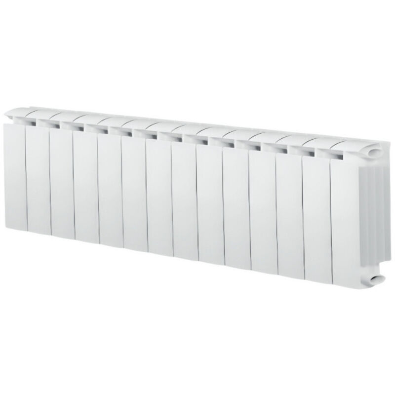 foto del prodotto global riscaldatore centrale klass 350 bianco a 14 elementi in alluminio fuso, 1190w