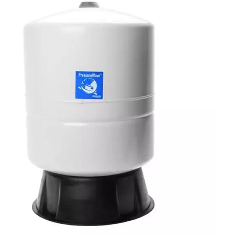 foto del prodotto global water solutions - idrosfera in acciaio inox verniciata verticale con membrana fissa e base 10 bar modello pwb-lv lt 60 - 1'g - 10 bar global