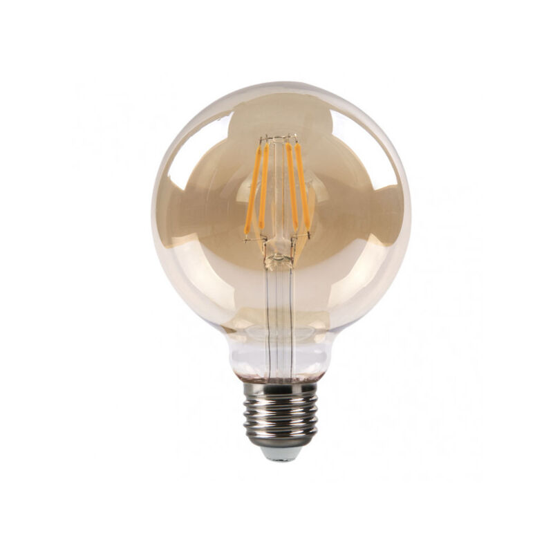 foto del prodotto globe filament bulb 13x9,5d 8w 750lm e27 amber 2700k fabrilamp