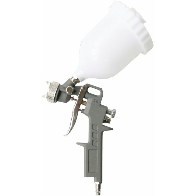 foto del prodotto globex aerografo per verniciatura a spuzzo serbatoio superiore 600 ml