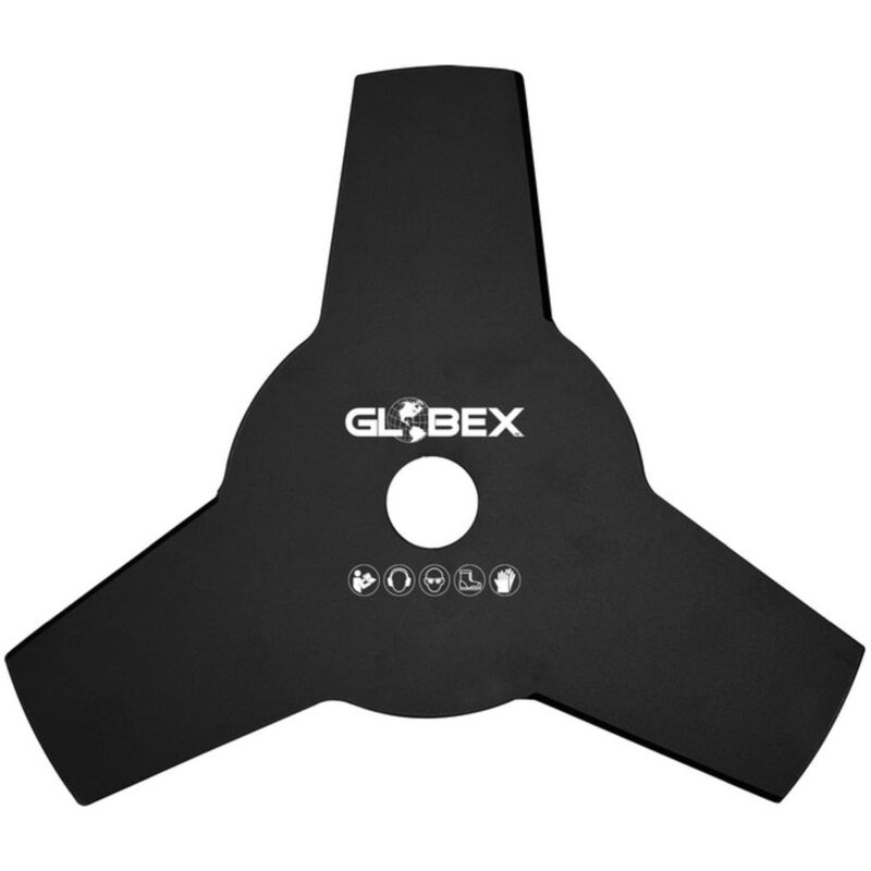 foto del prodotto globex disco in acciaio a 3 denti per decespugliatore mm. 255