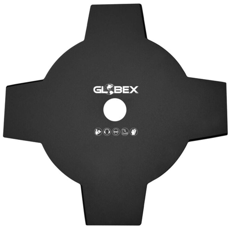 foto del prodotto globex disco in acciaio a 4 denti per decespugliatore mm. 255