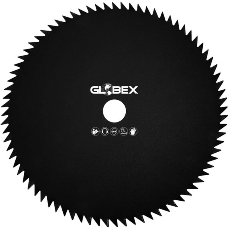 foto del prodotto globex disco in acciaio a 80 denti per decespugliatore mm. 255