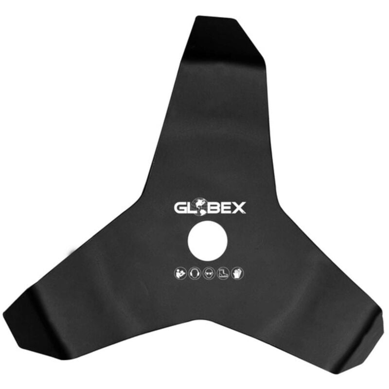 foto del prodotto globex disco in acciaio ricurvo a 3 denti per decespugliatore mm. 300