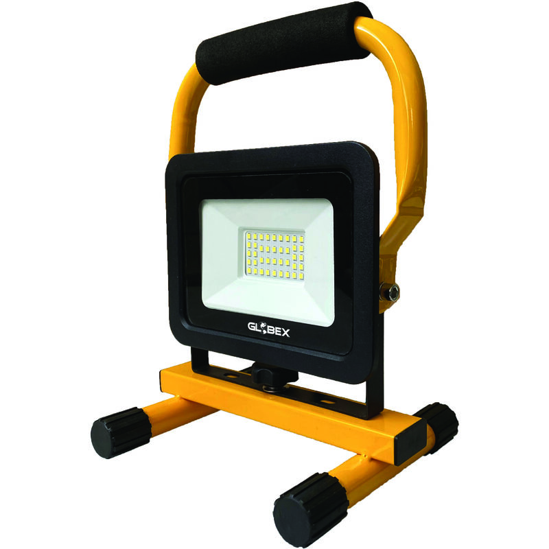 foto del prodotto globex proiettore a led portatile con supporto 30w 4000k