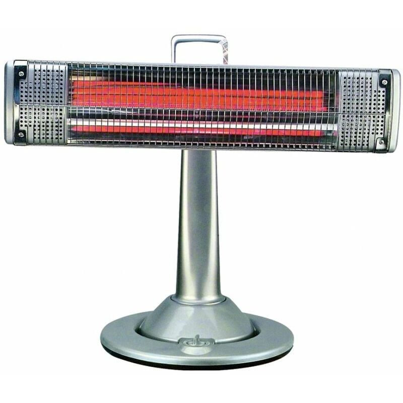 foto del prodotto globex stufa stufetta elettrica oscillante al carbonio infrarossi 900w modello iside