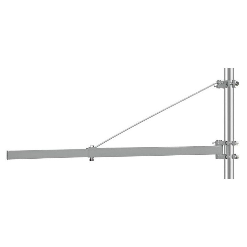 foto del prodotto globex supporto braccio a bandiera estensibile max 600 kg asta per paranco montacarichi