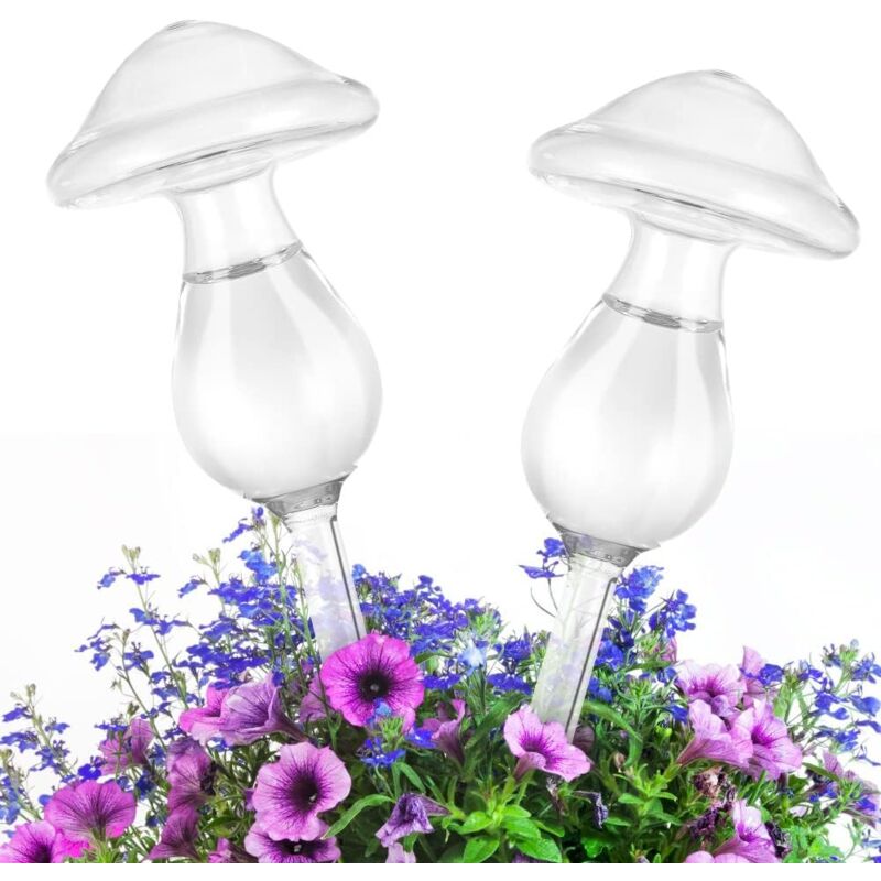 foto del prodotto globi di irrigazione per piante, globi di irrigazione automatici in vetro per irrigazione, bulbi di irrigazione a goccia automatici bulbi di