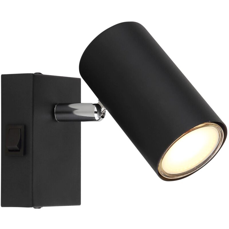 foto del prodotto globo faretti metallo nero opaco, 1 x gu10