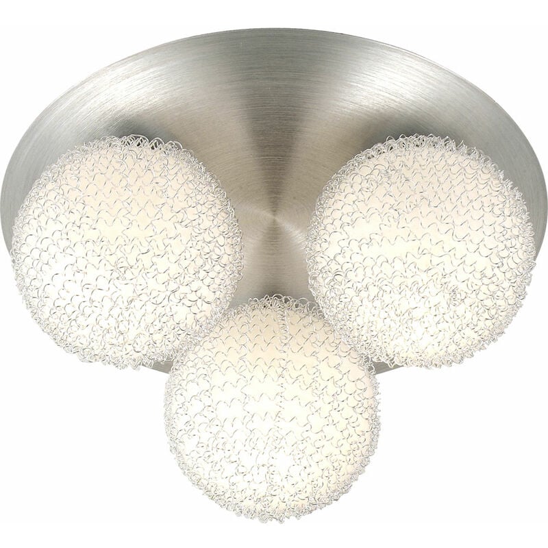 foto del prodotto globo faretto da soffitto di design lampada a sfera in vetro lampada in alluminio rete soggiorno illuminazione sala da pranzo 5962 3