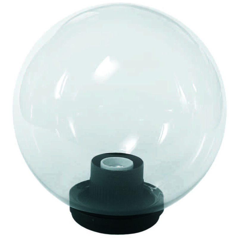 foto del prodotto globo incolore con base e portalampade mm.300 max 75w