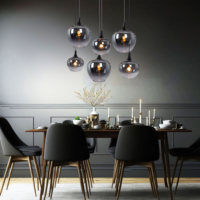 foto del prodotto globo lampada a sospensione lampada a sospensione sala da pranzo lampada a sospensione soggiorno lampada da tavolo da pranzo paralume in vetro