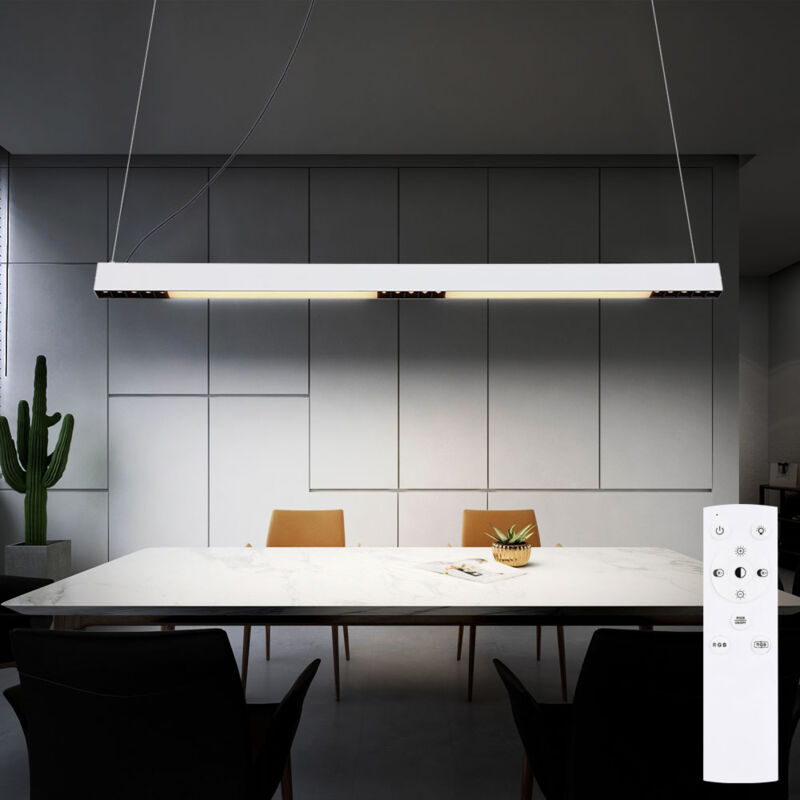 foto del prodotto globo lampada a sospensione led lampada da sala da pranzo lampada da soggiorno lampada da luce diurna dimmerabile rgb con cambio colore telecomando