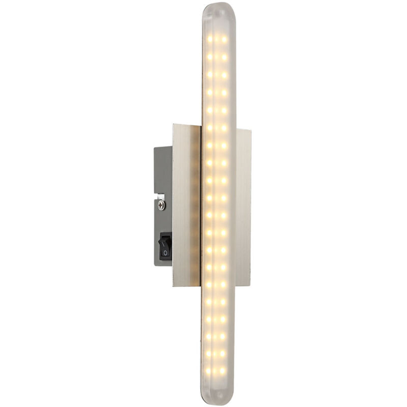 foto del prodotto globo lampada da parete a led da 4 watt illuminazione metallo cromo acrilico 68066 4