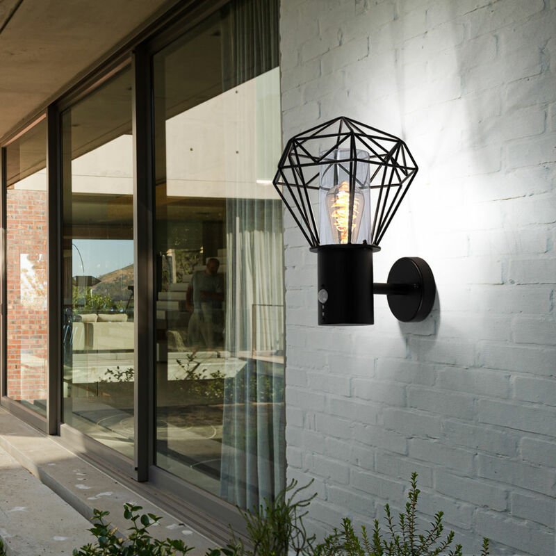 foto del prodotto globo lampada da parete illuminazione esterna lampada da parete esterna con rilevatore di movimento lampada da giardino rilevatore di movimento,
