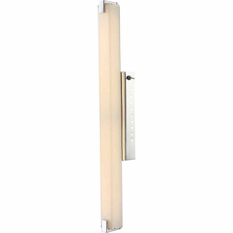 foto del prodotto globo lampada da parete lampada da parete a led cromata lampada da corridoio lampada da soggiorno, vetro satinato, 15w 1160lm bianco caldo, lxh 6 x