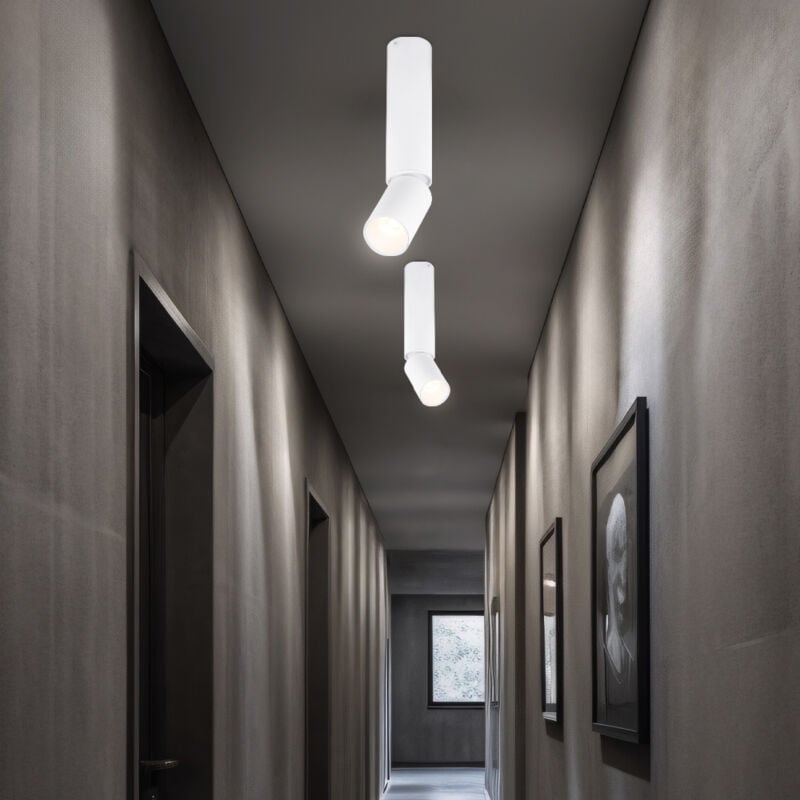 foto del prodotto globo lampada da soffitto faretto da soffitto lampada da sala da pranzo lampada da soggiorno lampada da cucina, alluminio bianco, spot mobile, 1x