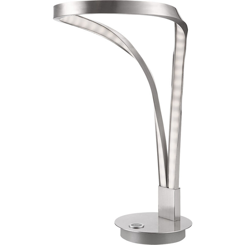 foto del prodotto globo lampada da soffitto lampada da soggiorno led argento satinato, plastica, 1x led bianco caldo, lxh 25x36 cm
