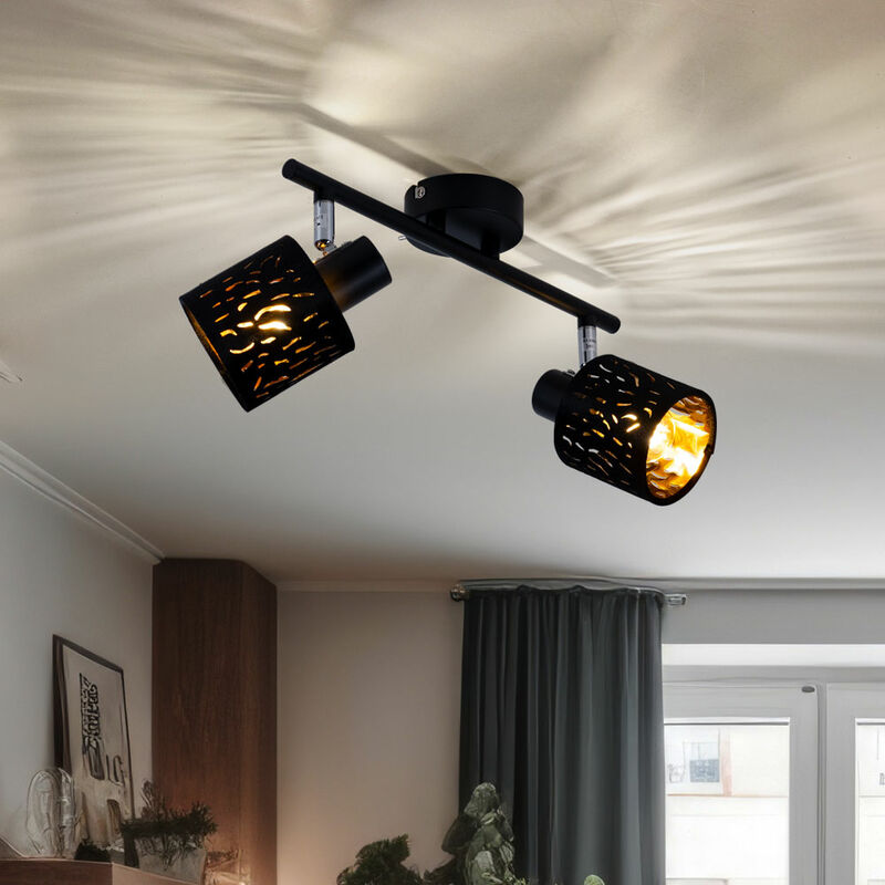 foto del prodotto globo lampada da soffitto plafoniera faretto faretto faretto lampada da sala da pranzo lampada da camera da letto, faretti a 2 fiamme mobili,