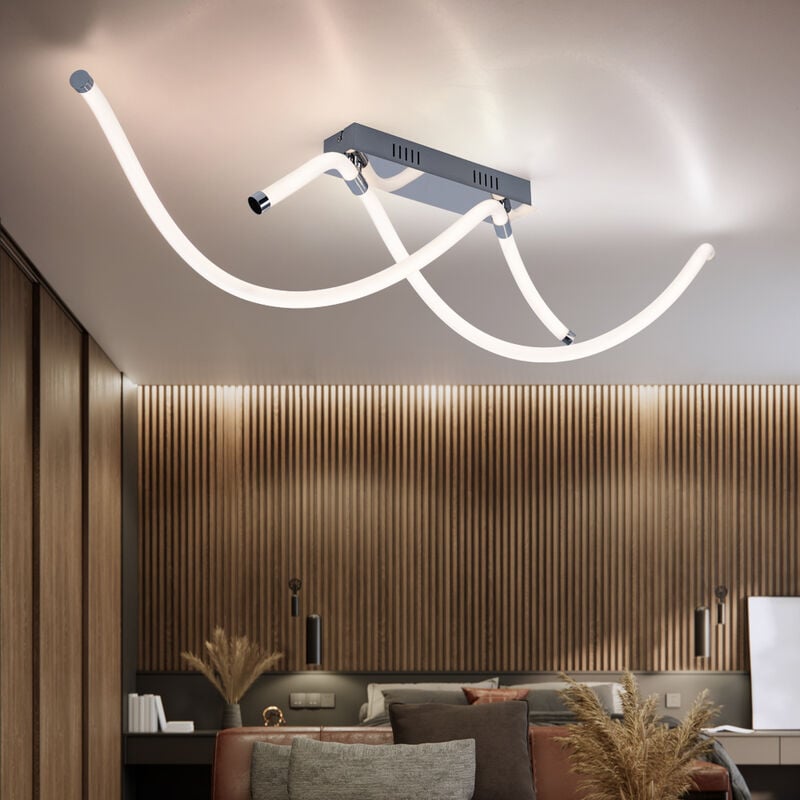 foto del prodotto globo lampada da soffitto plafoniera lampada da soggiorno lampada da sala da pranzo lampada da corridoio, metallo cromato opalino bianco, 1x led
