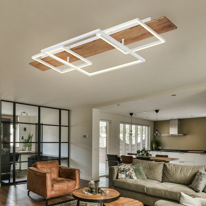 foto del prodotto globo lampada da soffitto plafoniera led sala da pranzo 3 livelli dimmer lampada da soggiorno moderna led, metallo alluminio, 1x 32w 2000lm 3000k,