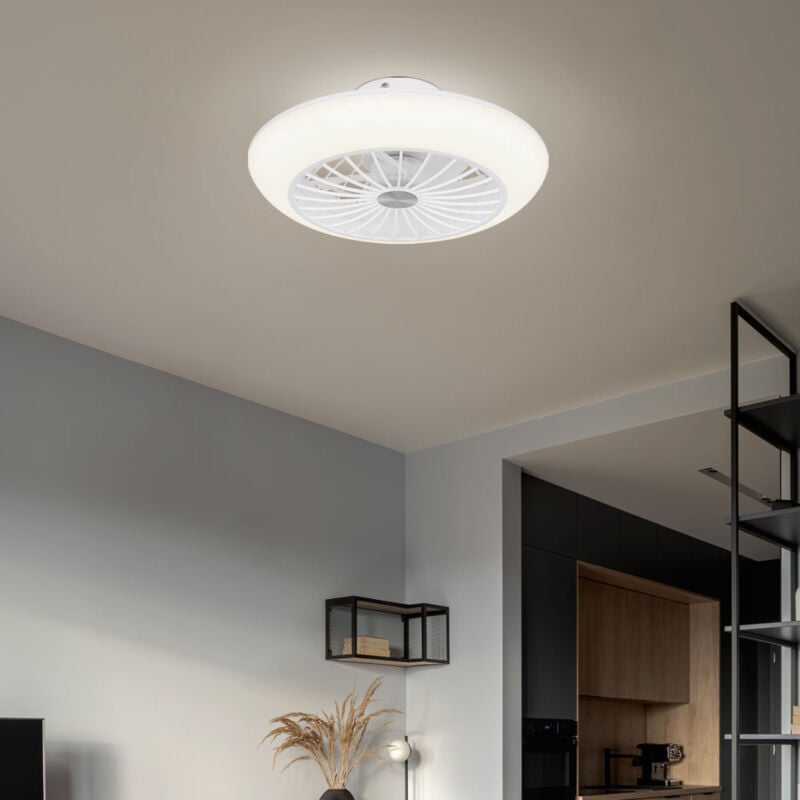 foto del prodotto globo lampada da soffitto ventilatore da soffitto con illuminazione lampada da soffitto silenziosa con ventilatore camera da letto, funzione memory