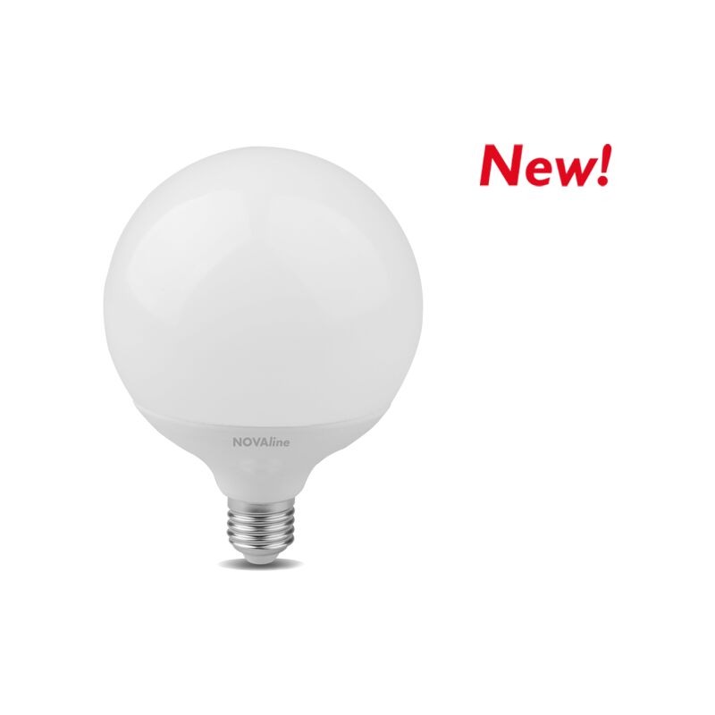 foto del prodotto globo lampada led e27 18 w luce fredda 6500k novaline