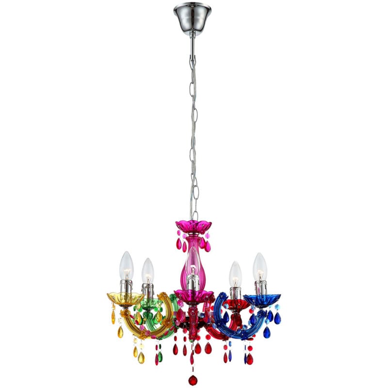 foto del prodotto globo lampadario a sospensione lampada a pendolo a soffitto lampadario illuminazione sala da pranzo lampadario colorato 63118 5