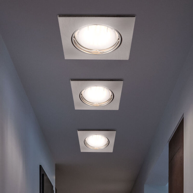 foto del prodotto globo lighting faretto da incasso a led quadrato faretto da soffitto lampada da soffitto faretto da corridoio faretto da incasso orientabile,