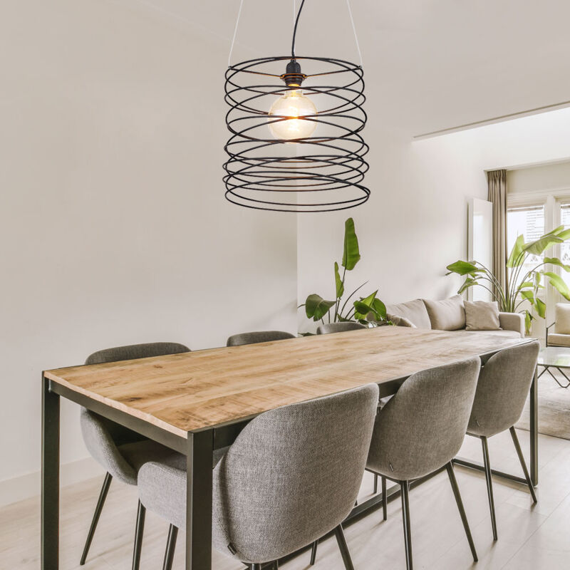 foto del prodotto globo lighting lampada a sospensione lampada a sospensione lampada a sospensione lampada da sala da pranzo lampada da tavolo da pranzo, spirale in