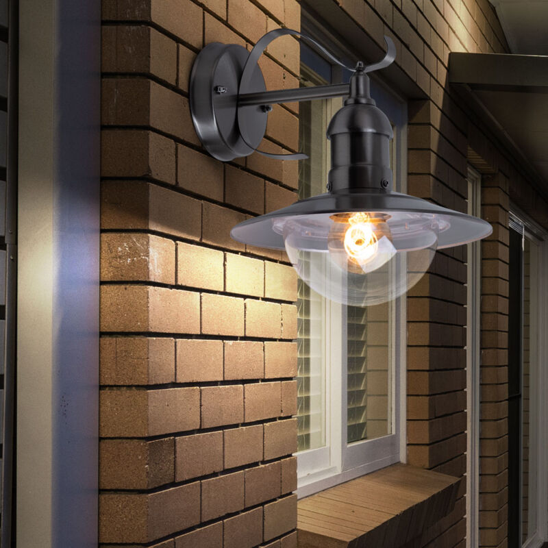 foto del prodotto globo lighting lampada da parete a led per esterni in acciaio inox lanterna d argento per facciata lampada per porta d ingresso lampada da