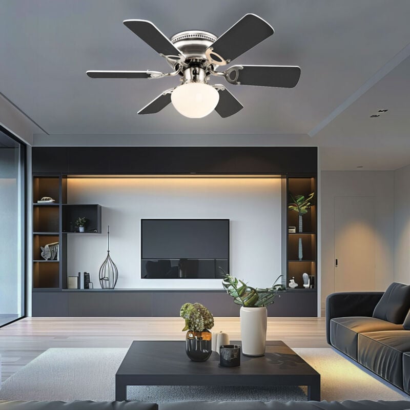 immagine 0 del prodotto globo lighting lampada da soffitto a led, cucina, ufficio, ventilatore, camera di raffreddamento, lampada, interruttore a tirare, rotazione