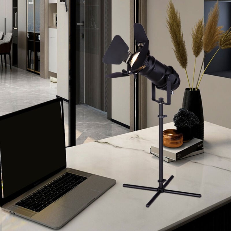 foto del prodotto globo lighting lampada da tavolo a led lampada da comodino regolabile lampada da lettura per camera da letto tavolo nero, metallo, 4,5w 400lm