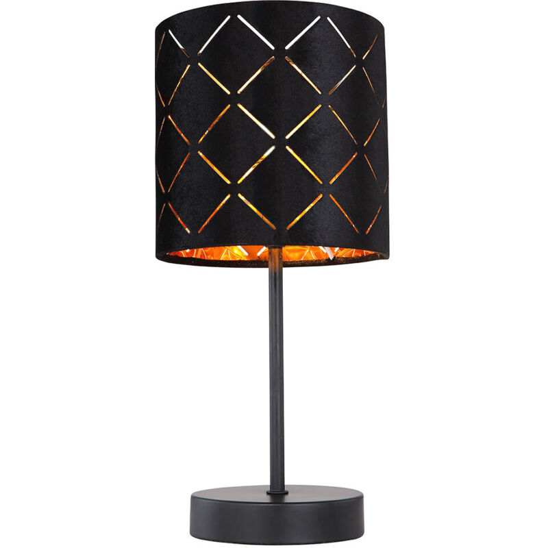 foto del prodotto globo lighting lampada da tavolo lampada laterale lampada da tavolo a led lampada da soggiorno lampada di design con paralume in tessuto, metallo