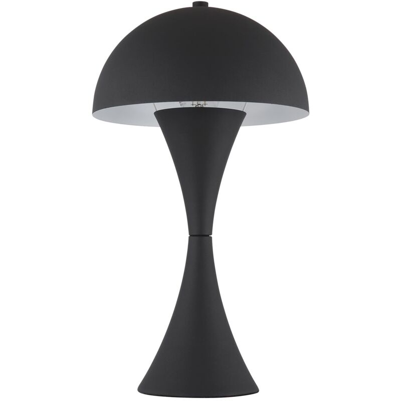 foto del prodotto globo lighting lampada da tavolo nera lampada da tavolo moderna lampada da camera da letto lampada da comodino, interruttore a cavo, attacco e27,