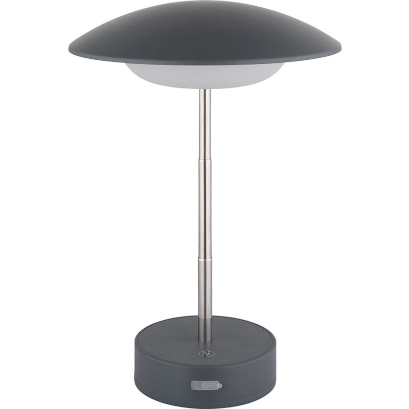 foto del prodotto globo lighting lampada da tavolo touch dimmer lampada da lettura lampada da tavolo a led regolabile in altezza lampada da comodino antracite, 1w