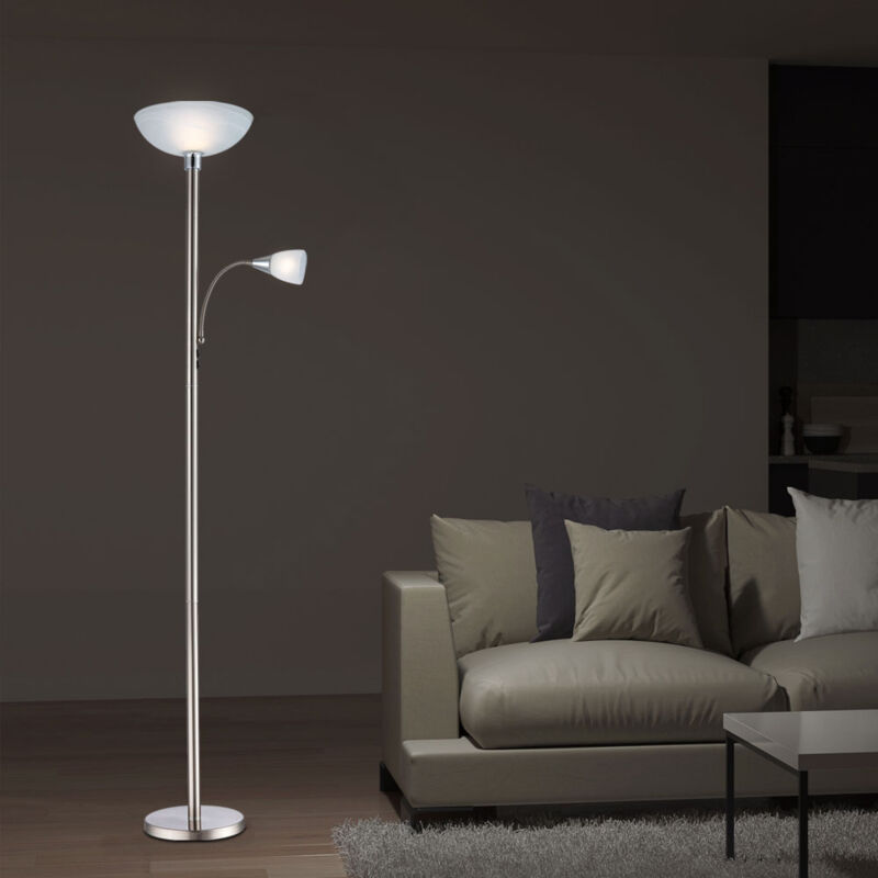 foto del prodotto globo lighting lampada da terra lampada da terra lampada da terra luce laterale proiettore da soffitto lampada da soggiorno, spot mobile, metallo