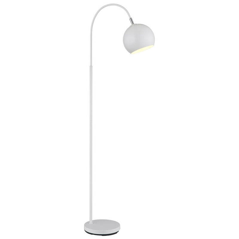 foto del prodotto globo lighting lampada da terra lampada da terra proiettore da soffitto lampada da camera da letto bianca, metallo, 1x e27, lxlxh 46x25x150 cm