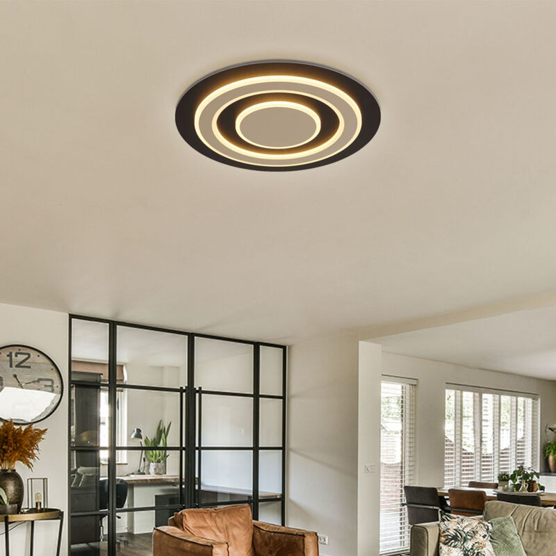 foto del prodotto globo lighting plafoniera lampada da soffitto lampada per camera da letto lampada per sala da pranzo color champagne marrone scuro, metallo mdf,